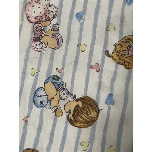 Precious Moments Fitted Crib Bedding Sheet Nursery Decor Vintage - Picture 3 of 8